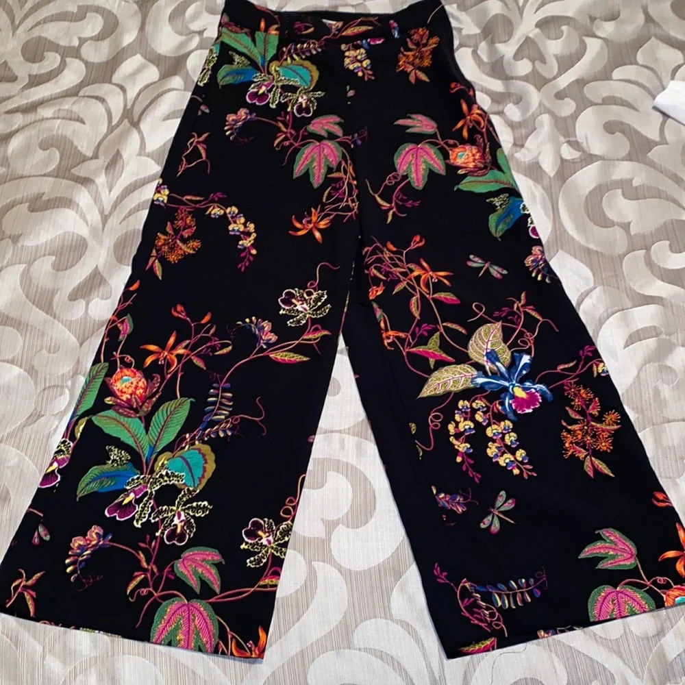 h&m patterned cigarette trousers H&M Goulash style pants h&m patterned cigarette trousers H&M Goulash style pants